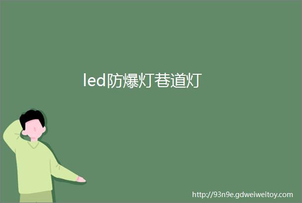 led防爆灯巷道灯